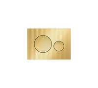 LAUFEN INEO Plaque de déclenchement Moondance, pour élément de WC, commande à deux quantités, H9001161650001, Couleur: Or pâle mat