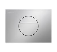 LAUFEN INEO Plaque de déclenchement Sunrise, pour élément de WC, commande à deux quantités, H9001120070001, Couleur: Chrome Mat