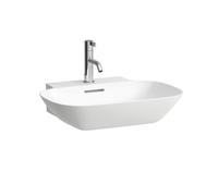 LAUFEN INO lavabo, 1 trou pour robinet, avec trop-plein, 560x450mm, H8103027161041, Couleur: Noir Mat