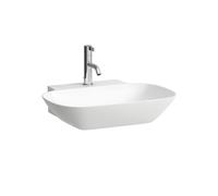 LAUFEN INO lavabo à poser, 1 trou pour robinet, sans trop-plein, partie inférieure polie, 560x450mm, H8163020001111, Couleur: Blanc