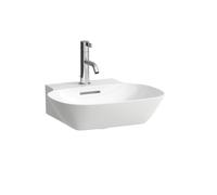 Laufen INO lave-mains, 1 trou pour robinet, avec trop-plein, 450x410mm, H816300, Coloris: Blanc mat - H8163007571041