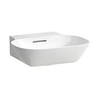 LAUFEN INO lave-mains 8153010001091, 45x41cm, sans trou pour robinet, avec trop-plein, céramique saphir