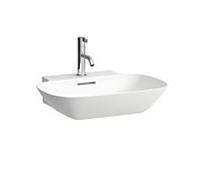 LAUFEN INO vasque 8103024001091, 56x45cm, LCC, blanc , sans trou pour robinet, avec trop-plein, céramique saphir