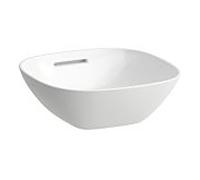 LAUFEN INO vasque 8123000001091, 35x35cm, sans trou pour robinet, avec chevauchement, céramique saphir