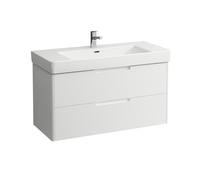 LAUFEN Juna Meuble sous-lavabo, 2 tiroirs, système de rangement inclus, pour H813966, 1021x446x515mm, H4115321099991, Couleur: multicolore