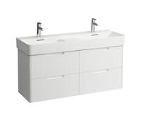 LAUFEN JUNA pour meuble sous-lavabo VAL, 4 tiroirs, système de rangement inclus, pour H814282, 1168x400x515mm, H4116441092601, Couleur: Blanc mat