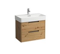 LAUFEN JUNA pour sous-lavabo VAL, 2 tiroirs, système de rangement inclus, pour H810285, 719x400x515mm, H4116221092671, Couleur: ChÃªne sauvage