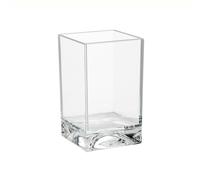 LAUFEN Kartell Boxy Gobelet, L/P/H : 70/70/120mm, H3823300840001, Couleur: Clair comme du cristal