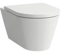 Laufen Kartell ensemble cuvette + abattant suspendue sans bride blanc brillant H8663310000001