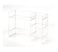 LAUFEN Kartell Sound-rack Étagère, L/P/H : 750/260/530 mm, H3893310840001, Couleur: Clair comme du cristal