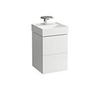 LAUFEN Kartell Meuble sous-lavabo, 2 tiroirs, 440x600x450mm, pour WT H815331, H4075080336401, Couleur: Neige (blanc mat)