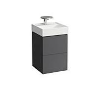 LAUFEN Kartell H4075080336421 44x60x45cm, 2 tiroirs, gris ardoise