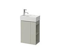 Laufen Kartell Meuble sous-lavabo, 1 porte, charniÃšres Ã gauche, 440x600x270mm, pour WT 815335, H407517033, Coloris: gris caillou - H4075170336411