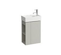 LAUFEN Kartell Meuble sous-lavabo, 1 porte, charnières à droite, 440x600x270mm, pour WT 815334, H4075180336411, Couleur: gris caillou