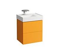 LAUFEN Kartell H4075580336431 58x60x45cm, 2 tiroirs, brun ocre