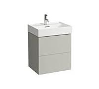 LAUFEN Kartell H4075690336411 58x60x45cm, 2 tiroirs, gris galet