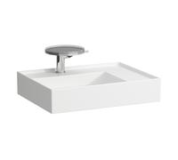 LAUFEN Kartell lavabo, 1 trou pour robinet, sans trop-plein, tablette à droite, 600x460mm, H8103340001111, Couleur: Blanc