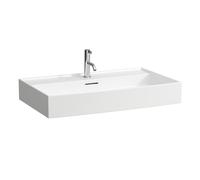 Laufen Kartell lavabo Ã encastrer, 3 trous pour robinet, avec trop-plein, 800x460mm, H810336, Coloris: Blanc avec LCC - H8103364001081