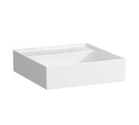 LAUFEN Kartell lavabo à poser, sans trou pour robinet, sans trop-plein, 460x460mm, H8183310001121, Couleur: Blanc