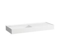 LAUFEN Kartell lavabo, encastrable, plateau droit, sans trou de robinetterie,...