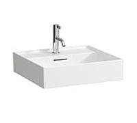 Laufen Kartell lavabo Ã encastrer, 1 trou pour robinet, avec trop-plein, 500x460mm, H810332, Coloris: Blanc avec LCC - H8103324001041