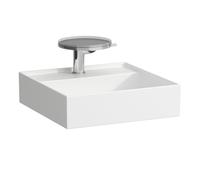 LAUFEN Kartell Lave-mains, encastrable, 3 trous pour robinet, sans trop-plein, 460x460mm, H8153310001581, Couleur: Blanc