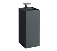 LAUFEN Kartell Lave-mains, posé, 2 trous pour robinet, sans trop-plein, 375x435x900, H8113317588151, Couleur: Graphite mat