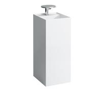 LAUFEN Kartell Lave-mains, posé, 3 trous pour robinet, sans trop-plein, 375x435x900, H8113310001581, Couleur: Blanc