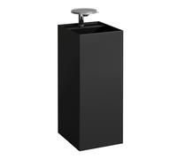 LAUFEN Kartell Lave-mains, posé, 3 trous pour robinet, sans trop-plein, 375x435x900, H8113310201581, Couleur: Noir brillant