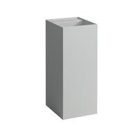 LAUFEN Kartell Lave-mains, posé, sans trou de robinet, sans trop-plein, 375x435x900, H8113317591121, Couleur: Gris mat