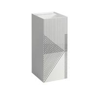 LAUFEN Kartell Lave-mains, posé, sans trou de robinet, sans trop-plein, 375x435x900, H811331D011121, Couleur: Réseau de lignes gris
