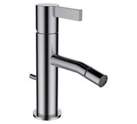 Laufen Kartell Mitigeur monocommandÃ© pour bidet, sans vidage, avec tirette, saillie 110mm, H3413310, Coloris: acier inoxydable brossÃ© - H3413310901031