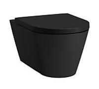 LAUFEN Kartell WC suspendu, chasse deau basse, sans rebord, 545x370x355mm, H8203377160001, Couleur: Noir Mat