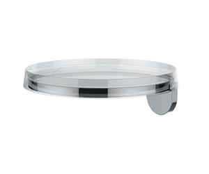 LAUFEN Kartell Tablette murale, L/P : 185/185 mm, Deko-Disc cristal, H3853330040001
