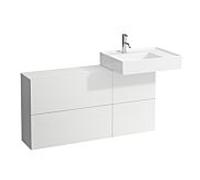 LAUFEN Kartell vasque 120x61x27cm 4082920336401, découpe à droite, blanc mat