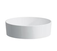 LAUFEN Kartell vasque, sans trou pour robinet, sans trop-plein, 420x420x135mm, H812331A001121, Couleur: Blanc avec LCC Active