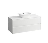 LAUFEN LANI Élément à tiroirs, 1 découpe au centre, 1180x495x525mm, H4043311122601, Couleur: Blanc mat