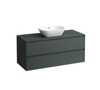 LAUFEN LANI Élément à tiroirs, 1 découpe au centre, 1180x495x525mm, H4043311122661, Couleur: Trafic gris