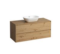 LAUFEN LANI Élément à tiroirs, 1 découpe au centre, 1180x495x525mm, H4043311122671, Couleur: ChÃªne sauvage