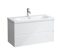LAUFEN LANI Meuble avec vasque LUA, 2 tiroirs, H8100890001041+H4035621122611,