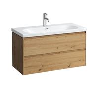 LAUFEN LANI Meuble avec vasque LUA, 2 tiroirs, H8100890001041+H4035621122671,