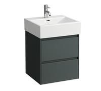 LAUFEN LANI Meuble sous-lavabo, 2 tiroirs, SoftClose, 485x515x445mm, H4035121122661, Couleur: Trafic gris