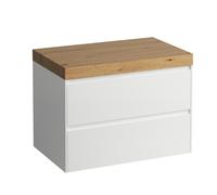 LAUFEN LANI Plan de toilette chêne sauvage incl. meuble sous-lavabo, sans découpe, 785x495x580mm, H4065501129991, Couleur: multicolore