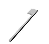 LAUFEN LANI Porte-serviettes, H4931204500001, Couleur: Noir Mat