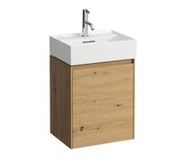 Laufen Lani pour Kartell Meuble sous-lavabo, 1 porte, charniÚres à droite, 435x330x515mm, H403912112, Coloris: Chêne sauvage - H4039121122671