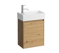 LAUFEN LANI pour Kartell Meuble sous-lavabo, 1 porte, charnières à gauche, 435x270x515mm, H4039011122671, Couleur: ChÃªne sauvage
