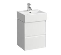 LAUFEN LANI pour meuble sous-lavabo Living City, 2 tiroirs, 435x370x515mm, H4041121122601, Couleur: Blanc mat