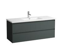 LAUFEN LANI pour meuble sous-lavabo Living Square, 2 tiroirs, 1285x470x515mm, H4041921122661, Couleur: Trafic gris