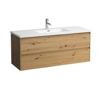 LAUFEN LANI pour meuble sous-lavabo Living Square, 2 tiroirs, 1285x470x515mm, H4041921122671, Couleur: ChÃªne sauvage