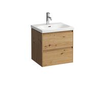 LAUFEN LANI pour meuble sous-lavabo Lua, 2 tiroirs, SoftClose, 535x515x445mm, H4035221122671, Couleur: ChÃªne sauvage